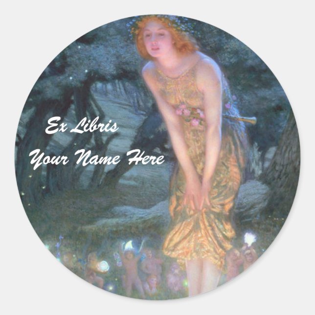 Adesivo Redondo Vinheta de plaquetas (Frente)