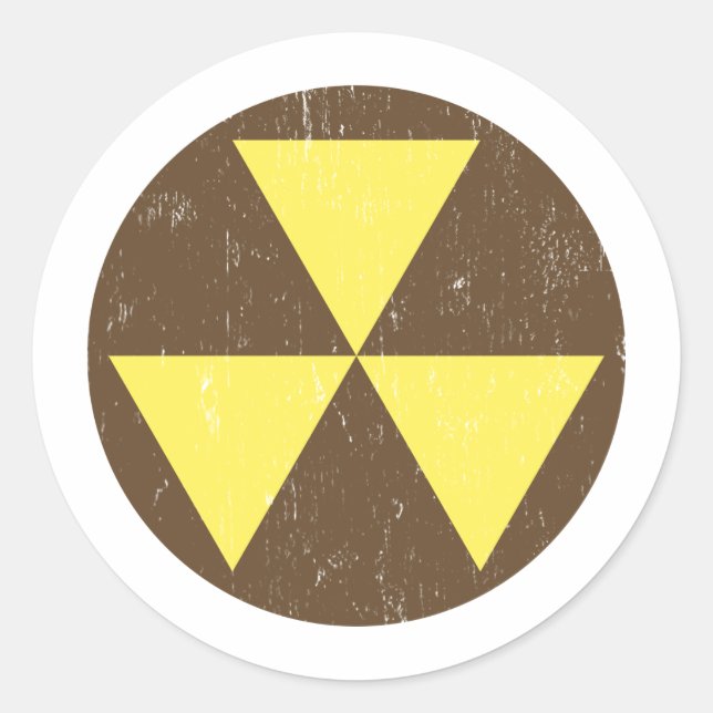 Adesivo Redondo Vinheta de proteção (Frente)