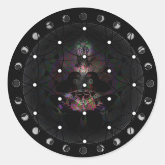 Adesivo Redondo Vinheta de proteção