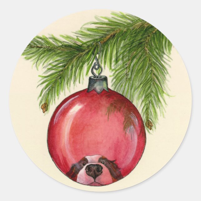 Adesivo Redondo Vinheta de Reflexão do Berner (Frente)