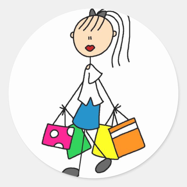 Adesivo Redondo Vinheta de saída Comprada (Frente)