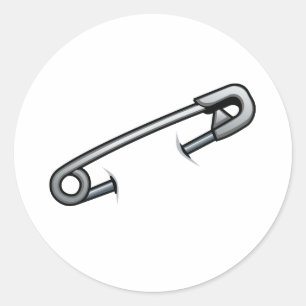 Adesivo Redondo Vinheta de segurança de solidariedade