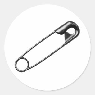 Adesivo Redondo Vinheta de segurança grande