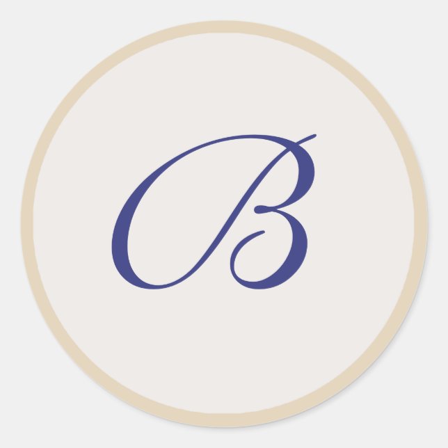 Adesivo Redondo Vinheta de selagem de envelope de evento (Frente)