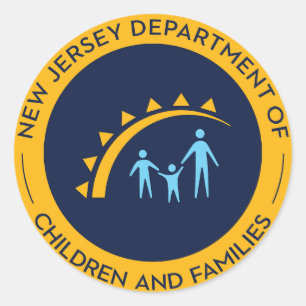 Adesivo Redondo Vinheta de selo DCF