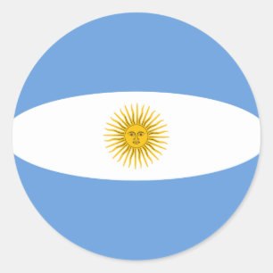 Adesivo Redondo Vinheta de Sinalizador de Pesca Argentina