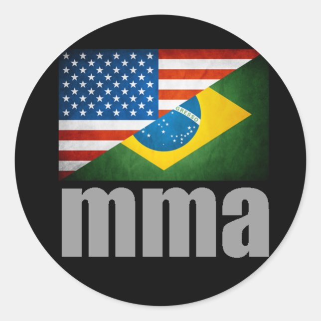 Adesivo Redondo Vinheta de Sinalizadores MMA (Frente)