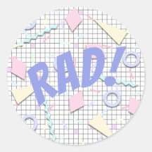 Vinheta de Slogan 'Rad' dos anos 80