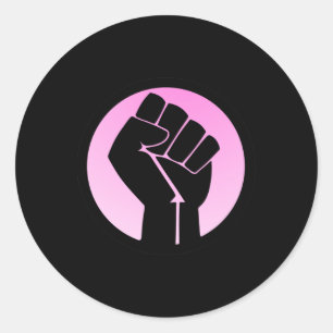 Adesivo Redondo Vinheta de Solidariedade Quente