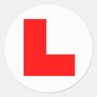 Adesivo Redondo vinheta de solteira "aluno"