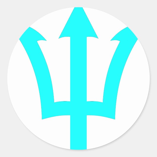 Adesivo Redondo Vinheta de Trident (Frente)