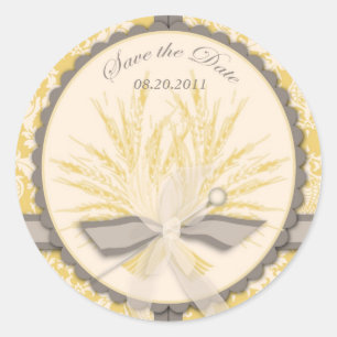 Adesivo Redondo Vinheta de Verão SD