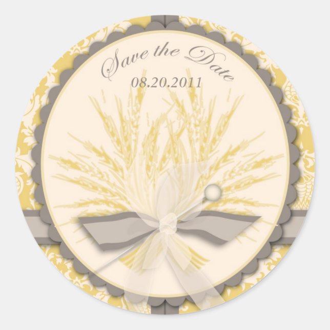 Adesivo Redondo Vinheta de Verão SD (Frente)