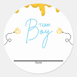 Adesivo Redondo Vinheta de Voto de Gênero