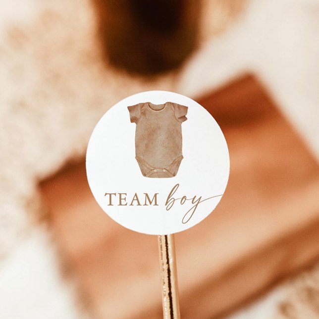 Adesivo Redondo Vinheta de Voto do Partido Revelação de Gênero do  (Criador carregado)