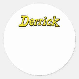 Adesivo Redondo Vinheta Derrick Fan Shirt