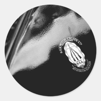 Adesivo Redondo Vinheta Detalhada BSA