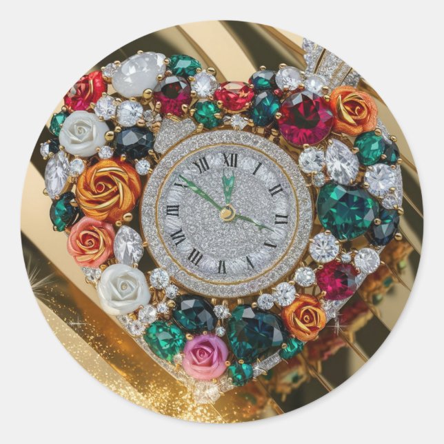 Adesivo Redondo vinheta diferente (Frente)