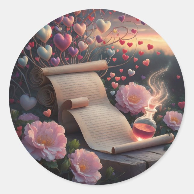 Adesivo Redondo vinheta diferente (Frente)