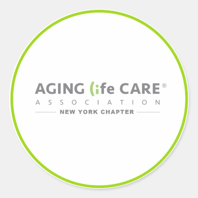 Adesivo Redondo Vinheta do Capítulo Nova Iorque (Frente)