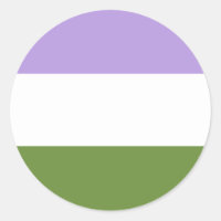 Vinheta do Círculo do Orgulho do Genderqueer