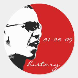 Adesivo Redondo Vinheta do Dia de Inauguração