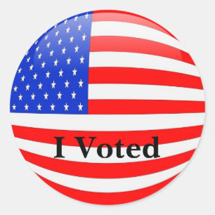 Adesivo Redondo Vinheta do lóbulo americano