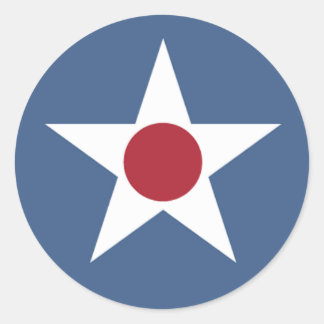 Adesivo Redondo Vinheta do Marcador de País dos EUA