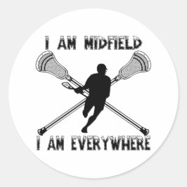 Adesivo Redondo Vinheta do Midfield Todo Lacrosse