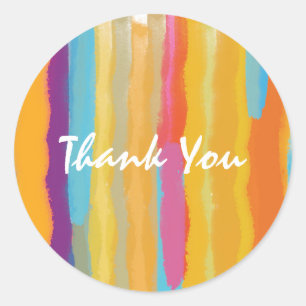 Adesivo Redondo Vinheta do Partido Artes e Artesanatos de Pintura