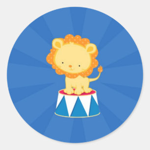 Adesivo Redondo Vinheta do Partido do Carnaval