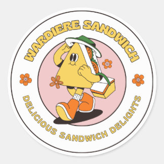 Adesivo Redondo Vinheta do veículo natural