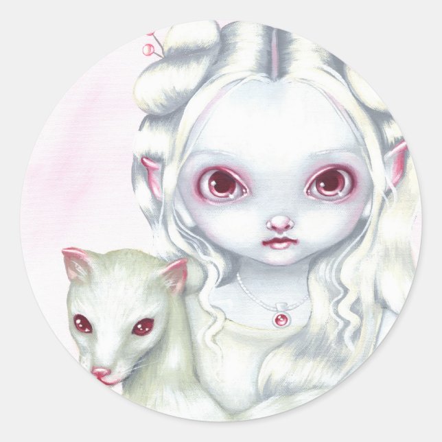 Adesivo Redondo Vinheta "dois tipos" (Frente)