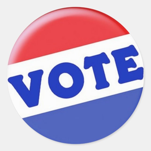 Adesivo Redondo Vinheta eleitoral (Frente)