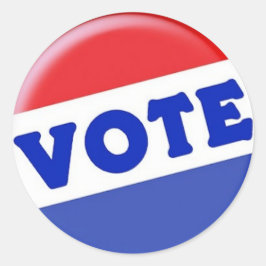 Adesivo Redondo Vinheta eleitoral