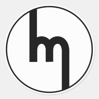 Adesivo Redondo Vinheta emblema Classic Mazda