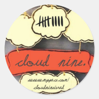 Adesivo Redondo Vinheta EP Cloud 9