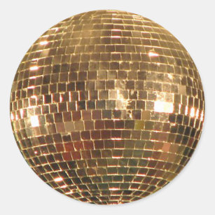 Adesivo Redondo Vinheta Espelhada da Bola de Disco 2