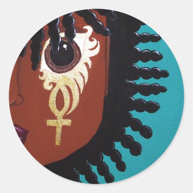 Adesivo Redondo Vinheta Eternal Life (Frente)