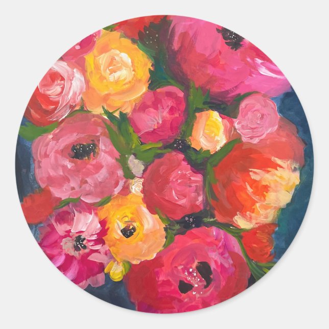 Adesivo Redondo Vinheta flexível (Frente)