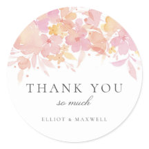 Vinheta Floral de Casamento Floral Cor de Água, Bl