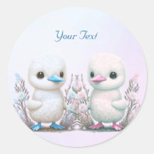 Vinheta Floral Ducks Gêmeos