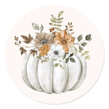 Vinheta Floral Pumpkin