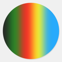 Adesivo Redondo Vinheta Gradiente de Jogador