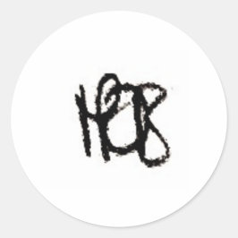 Adesivo Redondo Vinheta HDB