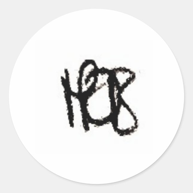 Adesivo Redondo Vinheta HDB (Frente)