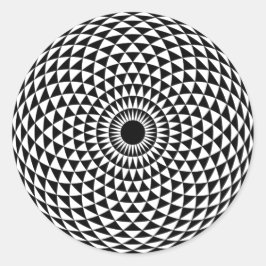 Adesivo Redondo Vinheta hipnótica