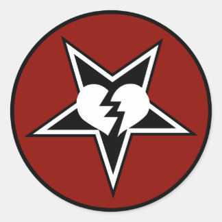 Adesivo Redondo Vinheta HMG (6, vermelha)