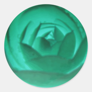 Adesivo Redondo Vinheta Hypnotic Camellia Flower