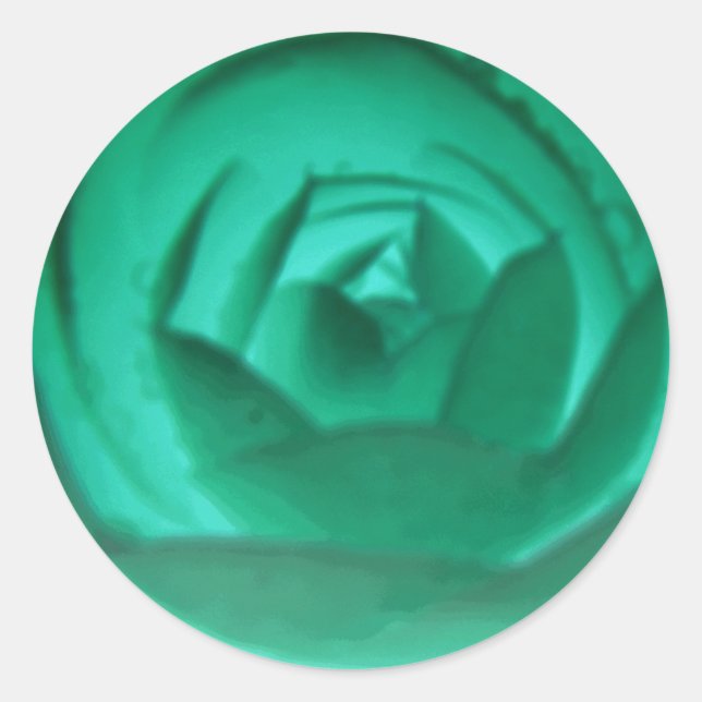 Adesivo Redondo Vinheta Hypnotic Camellia Flower (Frente)